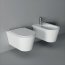 Alice Ceramica Hide Toaleta WC 57x37 cm bez kołnierza + deska wolnoopadająca + elementy mocujące biały 31170101+MC3101S+FIX10 - zdjęcie 4