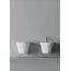 Alice Ceramica Hide Toaleta WC 57x37 cm bez kołnierza + deska wolnoopadająca + elementy mocujące biały 31170101+MC3101S+FIX10 - zdjęcie 2