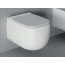 Alice Ceramica Nur Toaleta WC 55x33,5 cm bez kołnierza + deska wolnoopadająca + elementy mocujące biały 33120101+MC3301S+FIX10 - zdjęcie 1