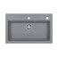 Alveus Atrox 40 Zlewozmywak granitowy jednokomorowy 79x50 cm beton 1140446 - zdjęcie 1