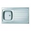 Alveus Classic 70 Zlewozmywak stalowy 100x60 cm 1-komorowy z ociekaczem satyna 1108745/1108745K - zdjęcie 1