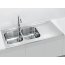 Alveus Classic Pro 100 Zlewozmywak stalowy dwukomorowy 120x60 cm satyna 1130474 - zdjęcie 2