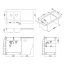 Alveus Classic Pro 110 Zlewozmywak stalowy dwukomorowy 140x60 cm satyna 1132129 - zdjęcie 3