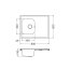 Alveus Classic Pro 30 Zlewozmywak stalowy jednokomorowy 80x60 cm satyna 1130469 - zdjęcie 3
