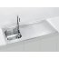 Alveus Classic Pro 90 Zlewozmywak stalowy jednokomorowy 120x60 cm satyna 1130473 - zdjęcie 2