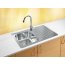 Alveus Elegant 30 Zlewozmywak stalowy jednokomorowy 81x51 cm len 1126349 - zdjęcie 2
