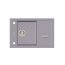 Alveus  Formic 30 Zlewozmywak granitowy 76x50 cm 1-komorowy z ociekaczem steel 4403004 - zdjęcie 1