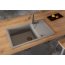 Alveus Intermezzo 30 Zlewozmywak granitowy 62x48 cm 1-komorowy z ociekaczem beton 1303081 - zdjęcie 6