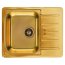 Alveus Monarch-Line 60 Zlewozmywak stalowy 61,5x50 cm 1-komorowy z ociekaczem, złoto 1069001 - zdjęcie 1