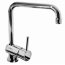 Alveus Quadra Bateria kuchenna wysoka chrom 1126719 - zdjęcie 1