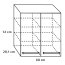 Antado Spektra Szafka wisząca górna 60x20,1x72 cm, stare drewno FDF-428/50/656079 - zdjęcie 2