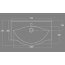 Antado Wave Szafka z umywalką 80 cm, grafit mat VA-140/80/2-U164+UCS-LY-80 - zdjęcie 3