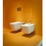 Art Ceram A16 Zestaw Toaleta WC podwieszana 52x36 cm Rimless z deską sedesową wolnoopadającą Slim, biały ASV00301;00+ASA001 - zdjęcie 4