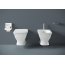 Art Ceram Civitas Zestaw Toaleta WC bez kołnierza 54x36 cm + deska wolnoopadająca biały CIV0010100+CIA0100171 - zdjęcie 2