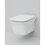 Art Ceram Cow Zestaw Muszla klozetowa miska WC podwieszana 52x38 cm z deską wolnoopadającą, biały CWV00101;00+CWA00201 - zdjęcie 1