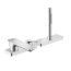 Axor Citterio C Bateria nawannowa 3 otworowa szlif kwadratowy chrom 49431000 - zdjęcie 1