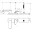 Axor Citterio C Bateria nawannowa 3 otworowa stal szlachetna optyczna 49430800 - zdjęcie 2