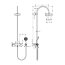 Axor Citterio Showerpipe 800 Zestaw prysznicowy termostatyczny ścienny z deszczownicą brąz szczotkowany 39670140 - zdjęcie 2