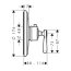 Axor Montreux Bateria prysznicowa podtynkowa termostatyczna nikiel szczotkowany 16824820 - zdjęcie 2
