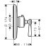 Axor Montreux High Flow Bateria prysznicowa termostatyczna podtynkowa chrom 16823000 - zdjęcie 2