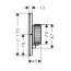 Axor ShowerSelect ID Bateria wannowo-prysznicowa termostatyczna podtynkowa czarny mat 36774670 - zdjęcie 2