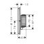 Axor ShowerSelect ID Bateria wannowo-prysznicowa termostatyczna podtynkowa zgodna z EN 1717 czarny mat 36751670 - zdjęcie 2