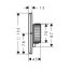 Axor ShowerSelect ID Bateria wannowo-prysznicowa termostatyczna podtynkowa zgodna z EN 1717 czarny mat 36753670 - zdjęcie 2