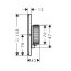 Axor ShowerSelect ID Bateria wannowo-prysznicowa termostatyczna podtynkowa zgodna z EN 1717 czarny mat 36755670 - zdjęcie 2