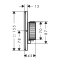 Axor ShowerSelect ID Bateria prysznicowa termostatyczna podtynkowa 1 odbiornik czarny mat 36757670 - zdjęcie 2