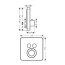Axor ShowerSolutions Bateria wannowo-prysznicowa podtynkowa termostatyczna czarny mat 36707670 - zdjęcie 2