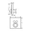Axor ShowerSolutions Bateria wannowo-prysznicowa podtynkowa termostatyczna czarny mat 36715670 - zdjęcie 2