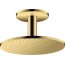 Axor ShowerSolutions Deszczownica 30 cm z ramieniem sufitowym złoty optyczny polerowany 35301990 - zdjęcie 1