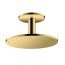 Axor Showersolutions Deszczownica z ramieniem sufitowym złoty optyczny polerowany 35304990 - zdjęcie 1