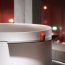 Axor Suite Wanna wolnostojąca 188,5x82,7 cm biały mat + syfon czerwony złoty szczotkowany 42005310 - zdjęcie 4