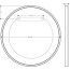 Axor Universal Circular Lustro ścienne 60 cm biały mat 42848700 - zdjęcie 2
