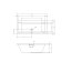 Riho Rethink Cubic Plug&Play Wanna prostokątna narożna 160x70 cm lewa biała B104012005 - zdjęcie 2