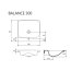 Ravak Balance Umywalka meblowa 50x46,5 cm biała XJX01250000 - zdjęcie 2