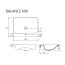 Ravak Balance Umywalka meblowa 60x46,5 cm biała XJX01260000 - zdjęcie 2