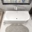 Balneo Avola Wanna wolnostojąca 150x75 cm narożna lewa biała + syfon klik klak chrom J0101010502-3 - zdjęcie 9