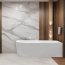 Balneo Avola Wanna wolnostojąca 160x80 cm narożna prawa biała + syfon klik klak chrom J0101010402-1 - zdjęcie 7