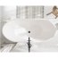 Balneo Parma Wanna wolnostojąca 170x72 cm biała + syfon klik klak czarny J0101030301-1 - zdjęcie 8