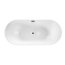 Balneo Parma Wanna wolnostojąca 170x72 cm biała + syfon klik klak czarny J0101030301-1 - zdjęcie 2