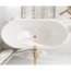 Balneo Parma Wanna wolnostojąca 170x72 cm biała + syfon klik klak miedziany J0101060301-1 - zdjęcie 9