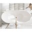 Balneo Parma Wanna wolnostojąca 170x72 cm biała + syfon klik klak złoty J0101040301-1 - zdjęcie 9