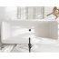 Balneo Roma Wanna wolnostojąca 170x80 cm biała + syfon klik klak czarny J0101030101-1 - zdjęcie 11