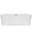 Balneo Roma Wanna wolnostojąca 170x80 cm biała + syfon klik klak czarny J0101030101-1 - zdjęcie 2