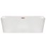Balneo Roma Wanna wolnostojąca 170x80 cm biała + syfon klik klak miedziany J0101060101-1 - zdjęcie 2