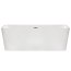 Balneo Roma Wanna wolnostojąca 170x80 cm biała + syfon klik klak złoty J0101040101-1 - zdjęcie 2