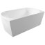 Balneo Viva Wanna wolnostojąca 150x75 cm przyścienna biała + syfon klik klak chrom J0101010102-1 - zdjęcie 5