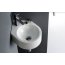 Bathco Bristol Umywalka wisząca 44x31x12 cm narożna, biała 4049 - zdjęcie 1